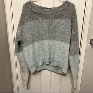 Free People Gray Ombre Women's Sweater